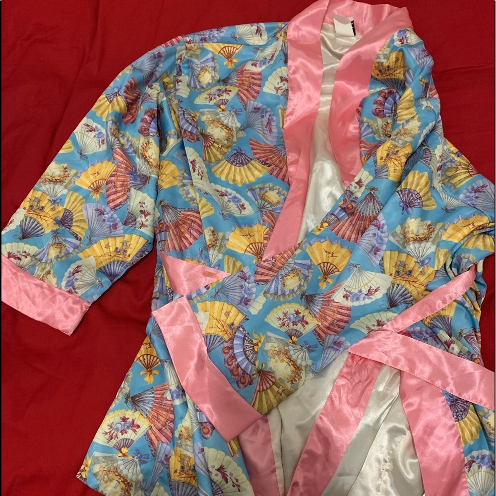 Satin/silk robe